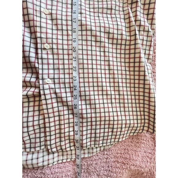 Alan Flusser Shirt Mens XL Red Black Long Sleeve Button Down Casual Mens - Picture 7 of 8